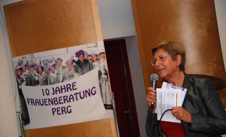 Obfrau Gertraud Jahn.