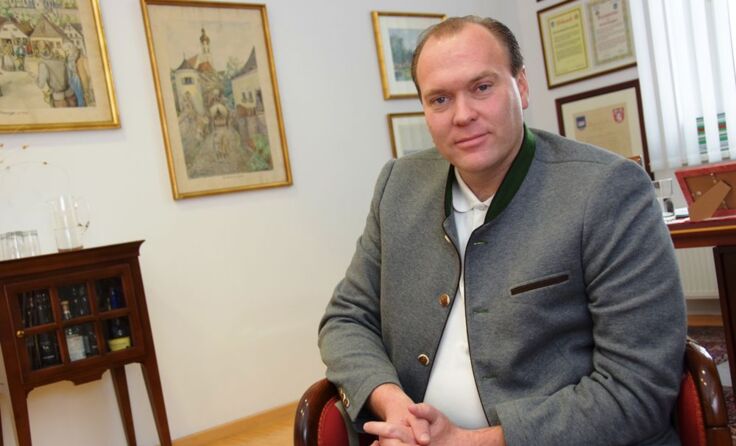 Zurück im Bürgermeisteramt: Thomas Punkenhofer. Foto: maf
