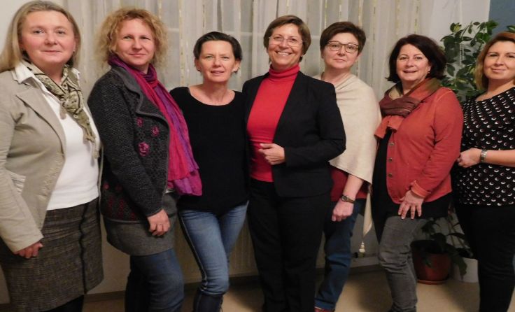 Das Team um Gerti Jahn.
