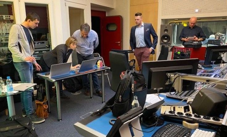 Im Aufnahmestudio