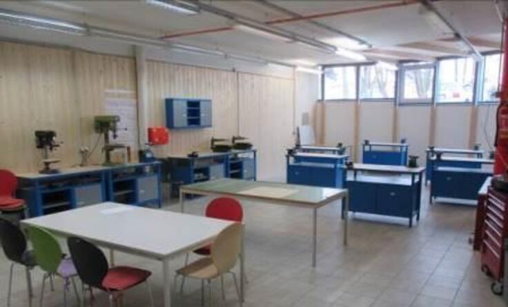 Die neuen Lehrwerkstätten für Metall, Elektro und Holz in der Ruby-Passage.