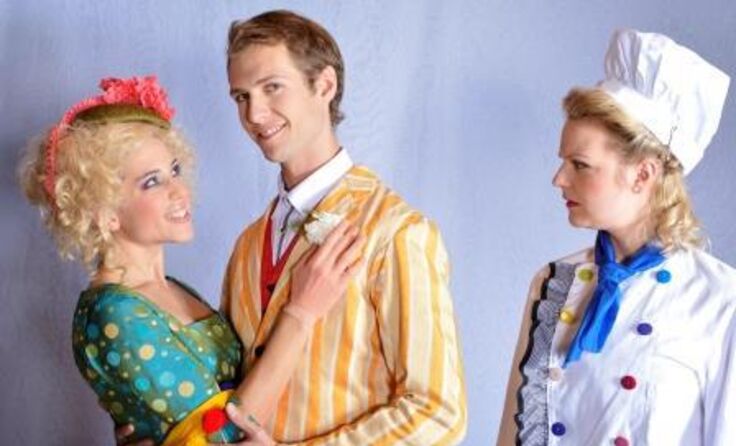 Szenenbilder aus der musikalischen Komödie "Eine verrückte Brautschau". Fotos: Rossen Stoimenov