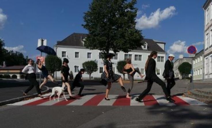 "Kunst macht Beine" ist das Motto des Artwalk 2015. Foto: Nora Eckhart