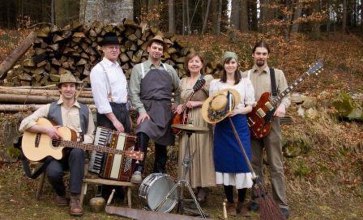 Die Mühlviertler Band "Leinöl" spielt in Vitis.