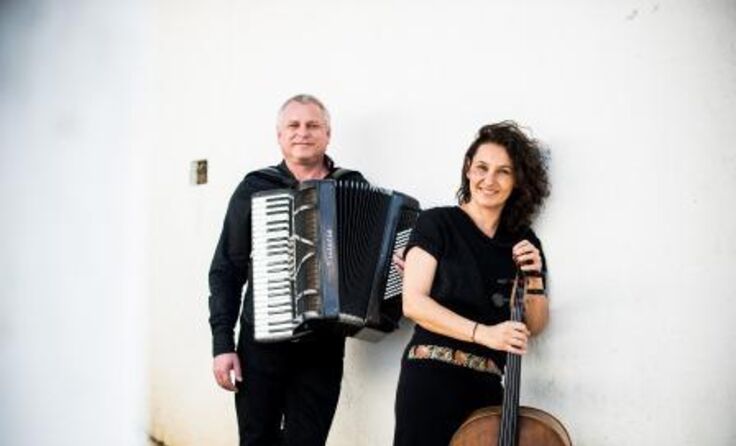 Klaus Paier und Asja Valcic. Foto: Michael Reidinger