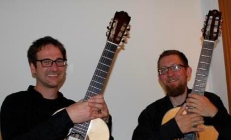 Bernhard Schöberl und Johannes Juen live im TAM. Foto: TAM