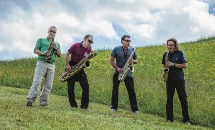 Saxofour am Bild in der Botanik, am Samstag, 12. Dezember ab 20 Uhr live im Igel in Waidhofen/Thaya.