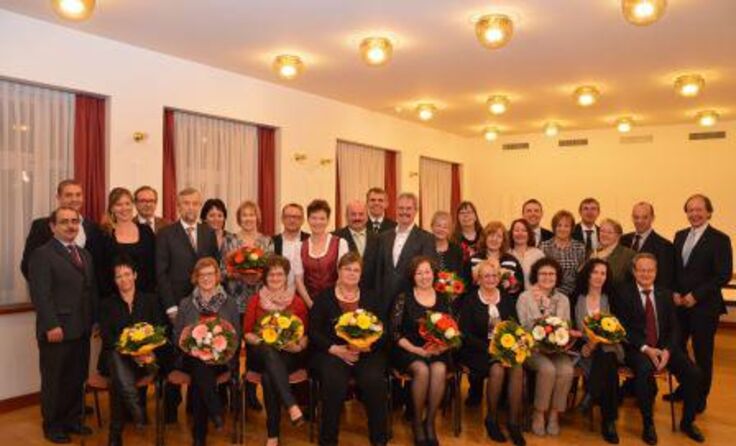 Alle Anwesenden genossen die diesjährige Weihnachtsfeier des Landesklinikums.