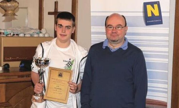 Florian Schlager ist der niederösterreichische Schachlandesmeister 2016 in der Kategorie U18.