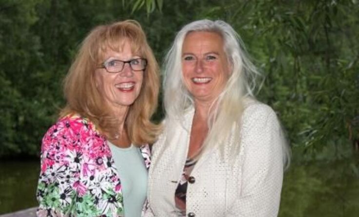 Die Donauweibchen Angela Dobretsberger (links) und Monika Holzmann.