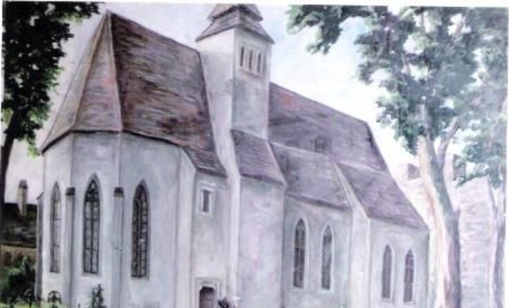 Die ehemalige gotische Pfarrkirche von Waidhofen.