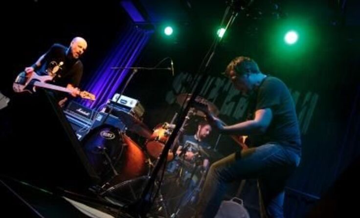 Sergeant Pluck Himself rocken bei der Handmade-Night. Foto: Michael Salzer