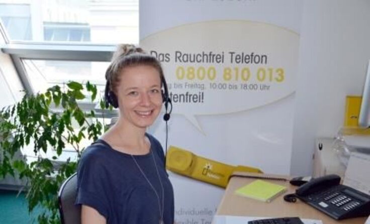 Andrea Büttner vom Rauchfrei-Telefon Foto: NÖGKK