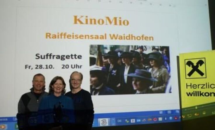 Von links: Günther Höfinger, Andrea Zimmermann und Otmar Schlager 