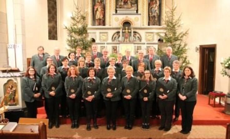 Die aktiven Mitglieder der Singgemeinschaft Gastern
