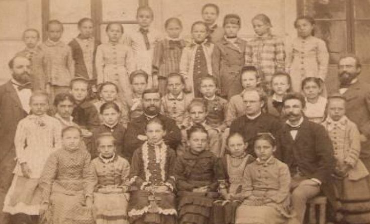 Mädchen-Bürgerschule, Foto von 1880 Foto: Stadtmuseum Waidhofen/Thaya