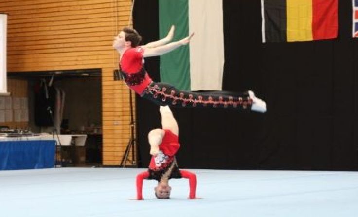 Nico Richter und Lena Meinhard holten sich die Silbermedaille. Fotos: USV Dobersberg