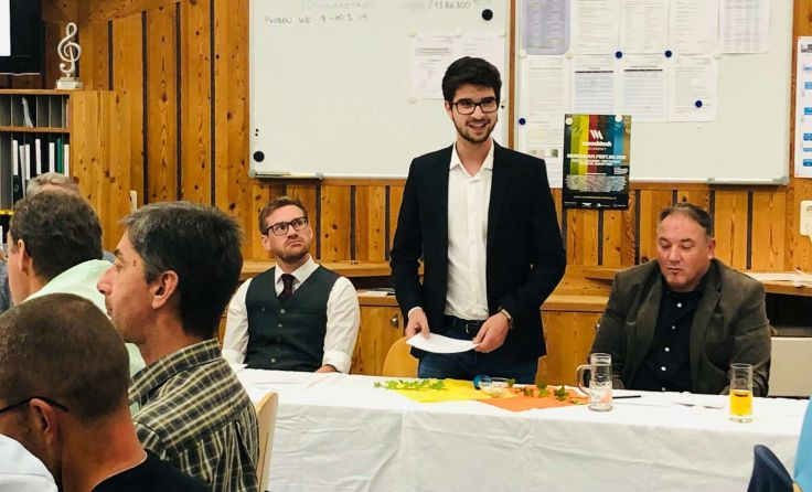 Maximilian Zödl fungiert als neuer Obmann der Bergmannskapelle. Foto: privat
