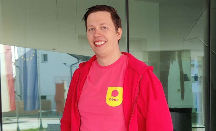 Spitzenkandidat Benjamin Herrde steht für Innovation. Foto: NEOS Timelkam