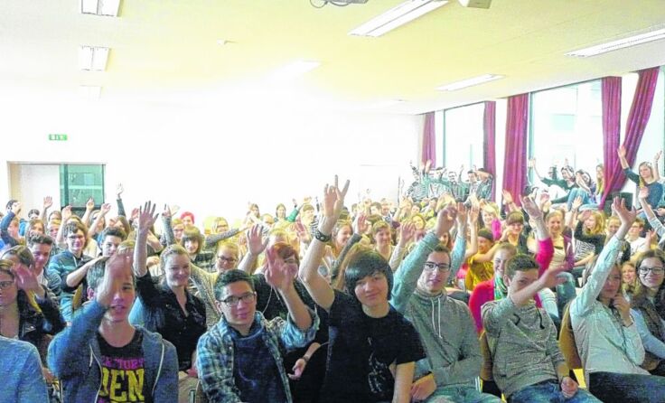 Über die eingereichten Anträge stimmten die Schüler ab.