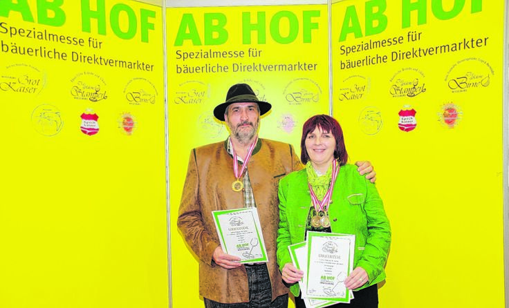 Josef und Cornelia Widegger überzeugten mit ihren Edelbränden.