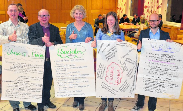 In Walding wurde über Zukünftiges im Ort diskutiert.