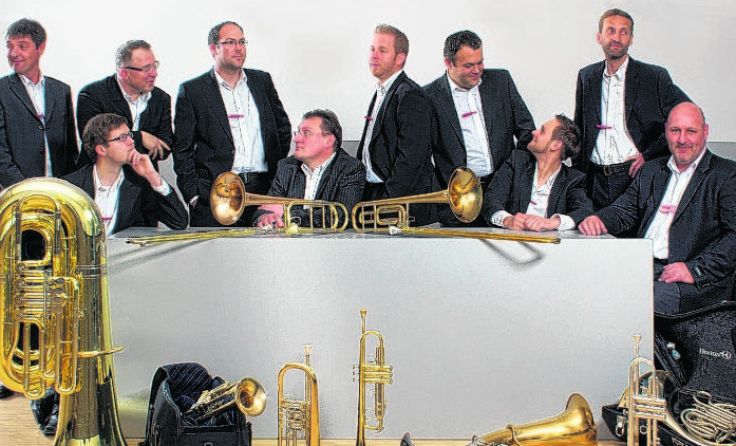 Das Ensemble Brass & Co. lädt zum musikalischen Open Air.
