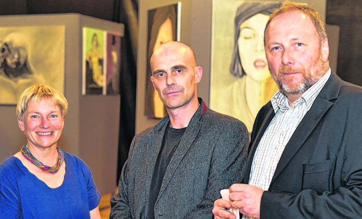 Bürgermeisterin Uli Böker, Thomas Pramhas und Peter Assmann. Foto: Gerhard Schöttl