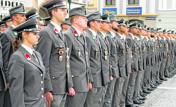 Die frisch beförderten Unteroffiziere. Fotos: Bundesheer/Simader