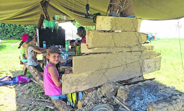 Die Sauwald Scouts waren vom Großlager der Welser in Münzkirchen begeistert.