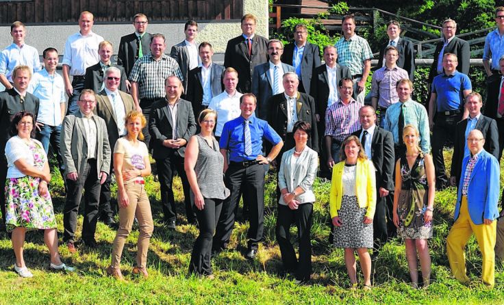 Am 27. September wird gewählt: Die ÖVP Altenberg präsentierte nun ihr Team. Foto: ÖVP Altenberg