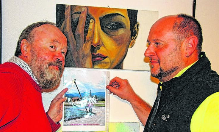 Hans-Peter Stögner mit Andreas Pilz und die Dame denkt „um Gottes Willen“.