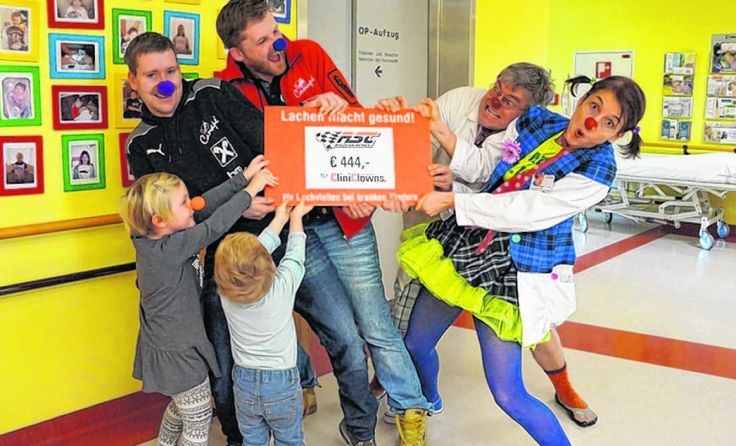 „Lachen macht gesund“ lautet das Motto der CliniClowns.