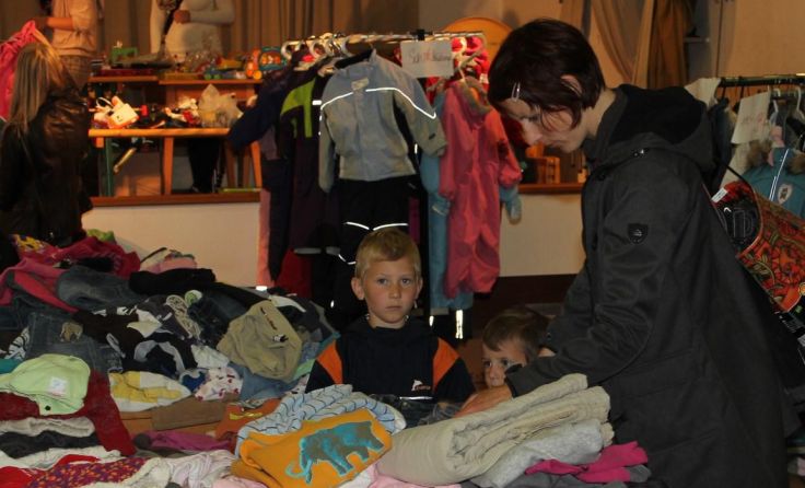 Kinderartikelbasare in den Bezirken Grieskirchen und Eferding.