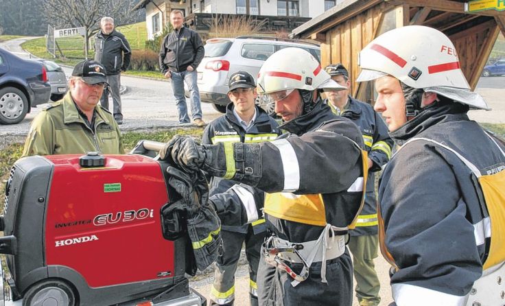 Die Feuerwehrkameraden traten zur neuen Leistungsüberprüfung an. Fotos: FF Eschenau