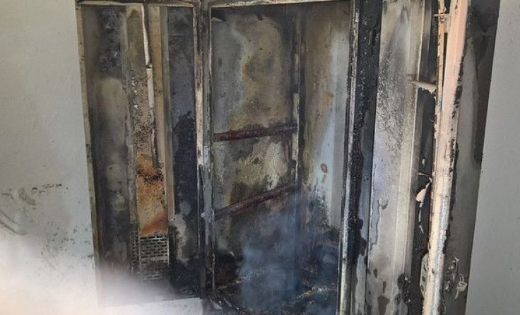 Fotos vom Selchkammerbrand: FF St. Agatha