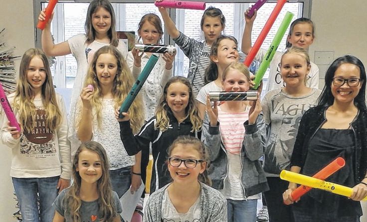 Der Chorworkshop mit Bich Thuy Nguyen macht den Kindern großen Spaß.