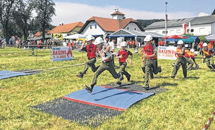 Die Florianis bewiesen beim Feuerwehr-Leistungsbewerb Schnelligkeit und Können.