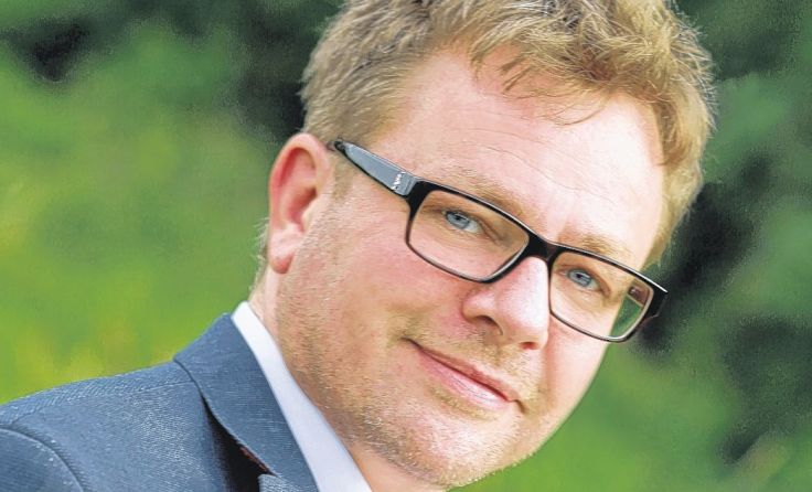 Martin Prein spricht in St. Agatha über Leben, Trauer und Tod. Foto: Eva Giritzer