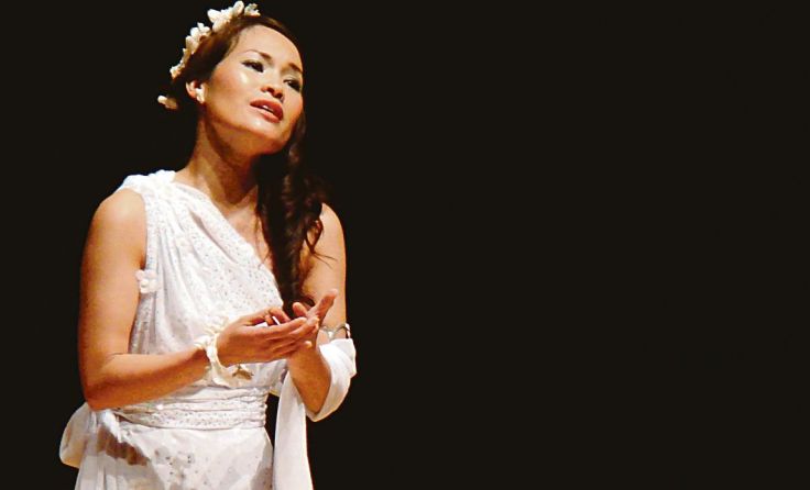 Bich Thuy Nguyen liebt es auf der Bühne zu singen.
