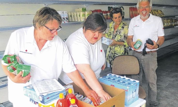 Der Sozialmarkt lebt von Freiwilligen. Foto: ÖRK/LV OÖ/BezirksstelleGrieskirchen