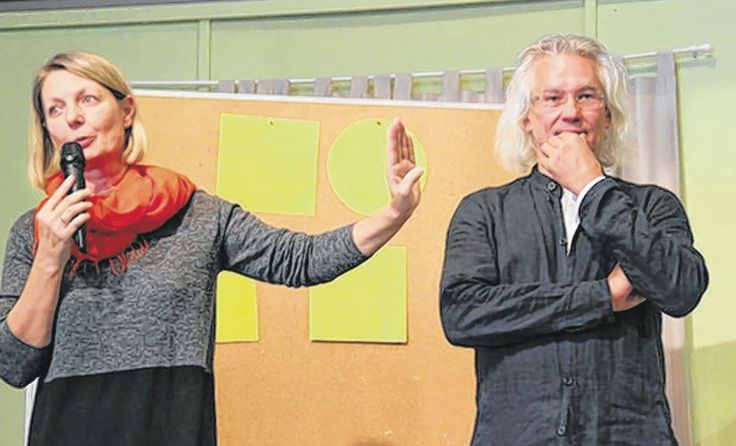 Susanne Fischer und Erhard Reichsthalter zu Gast in der BBK Grieskirchen.