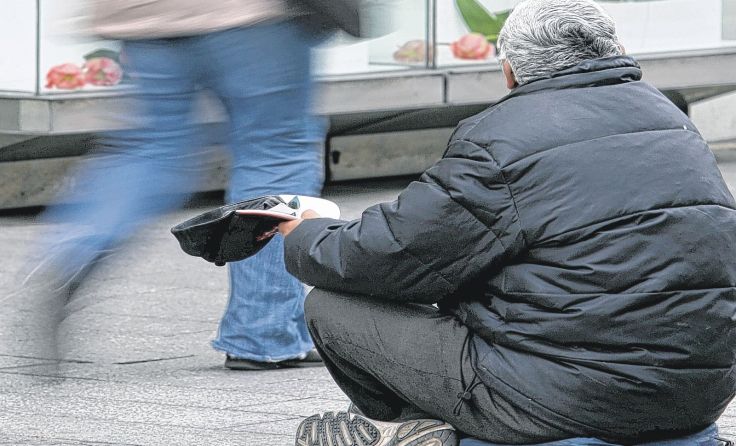 Auch stilles Betteln soll künftig in der Stadt Grieskirchen untersagt sein. Foto: Weihbold
