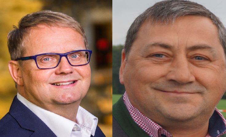 Konrad Baschinger (SPÖ) und Manfred Mühlböck (ÖVP). Foto (Baschinger): Hapo Photography