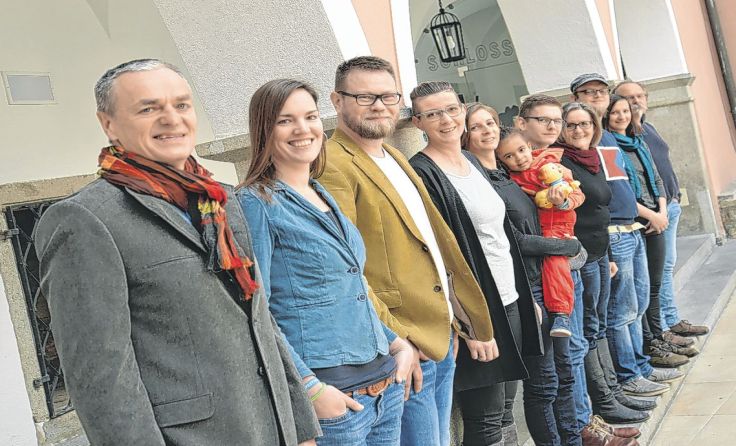 Leopold Gfellner und seine Grüne Truppe für die Gemeinderatswahl Peuerbach