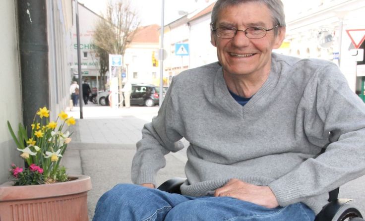 Josef Entholzer hatte mit 24 Jahren einen Arbeitsunfall. Foto: LangS