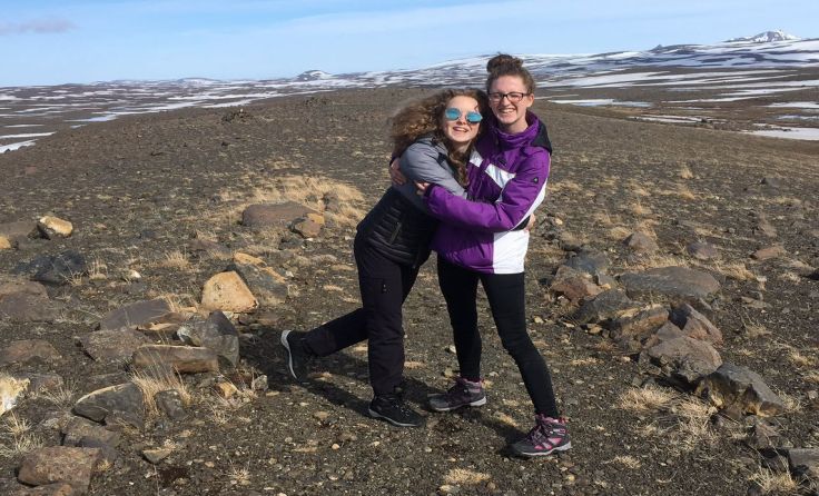 Lisa Penzinger und Celine Bremberger entdeckten Island.