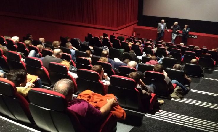 Der Verein Dammfrei organisierte erstmals einen Filmabend – mit Erfolg.Foto: Verein Dammfrei
