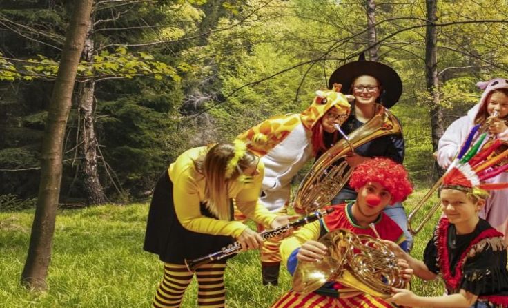 Die Jungmusiker aus Grieskirchen und Pollham laden zum Konzert. Foto: EMK Grieskirchen