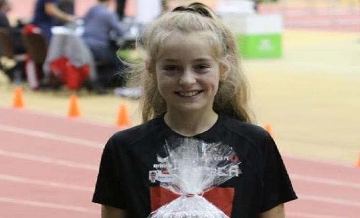 Jana Reisinger siegte bei der Sprintchallege in der Altersklasse U12.Foto: Reisinger